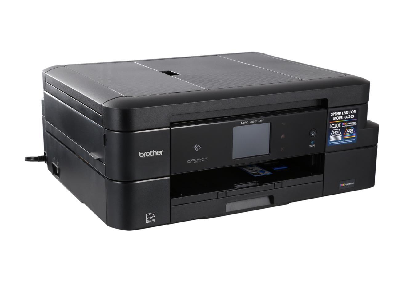 Brother MFC-J985DW XL Work Smart All-in-One with 12 INKvestment ...