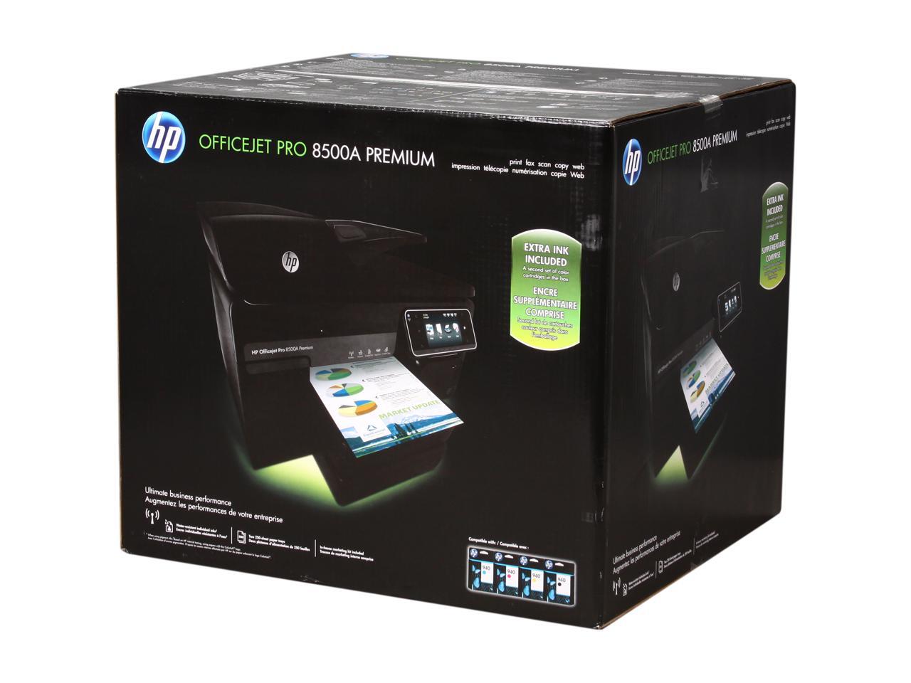 Open Box: HP Officejet Pro 8500A Premium CM758A Ethernet (RJ-45) / USB ...
