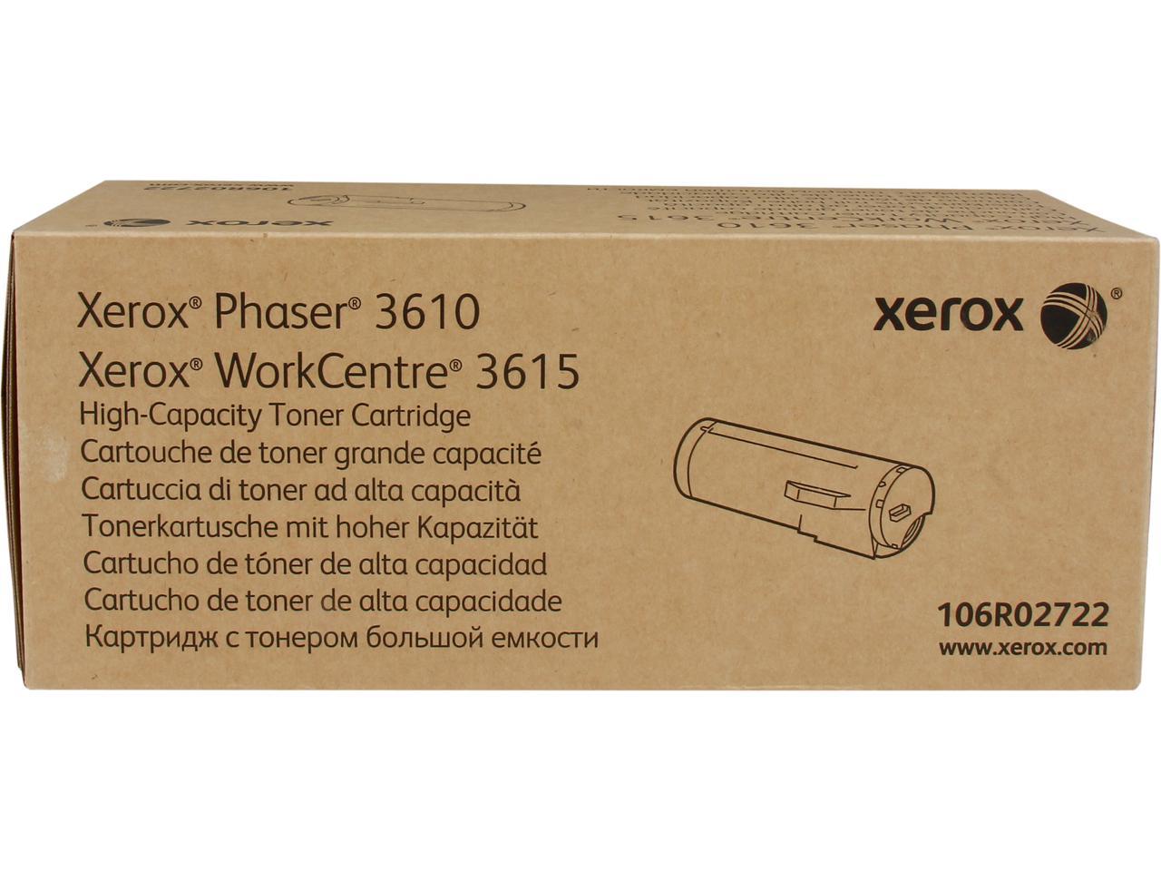 Xerox 106R02722 High Yield Toner - Black Newegg.com
