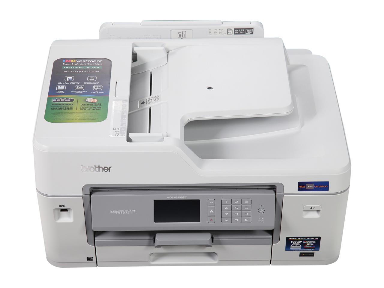 Brother Mfc-j6535dw Xl Multifunction Inkjet Printer, Duplex 4800 Dpi X 