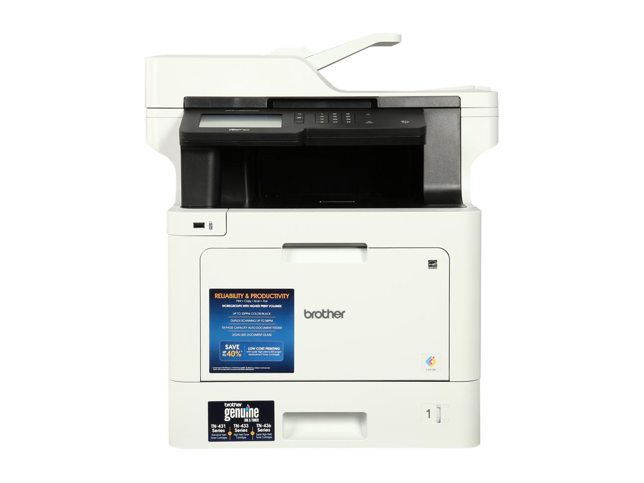 Brother mfc l8900cdw business all in one color laser printer newegg