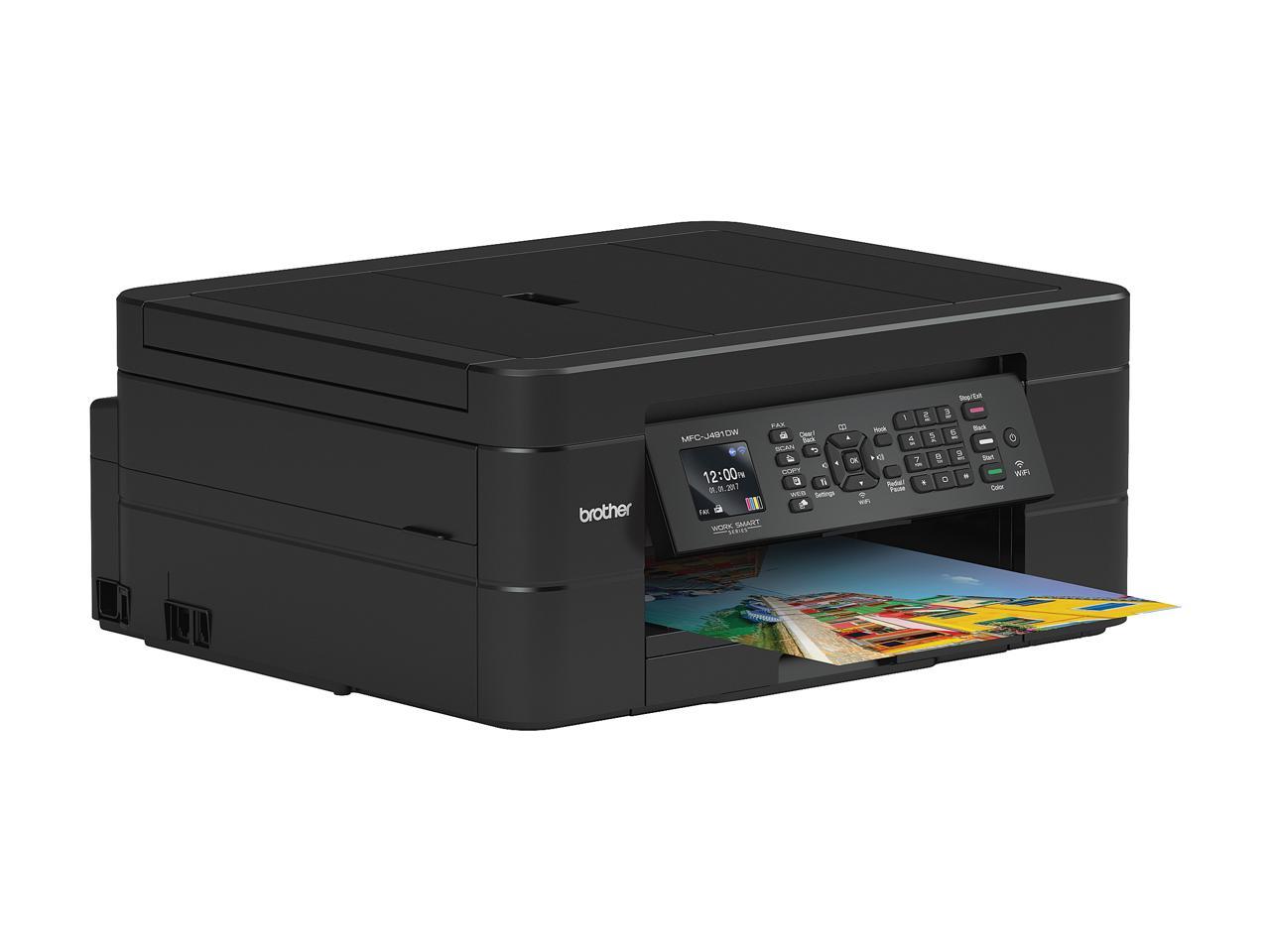 Brother Mfc J491dw Wireless Color All In One Inkjet Printer 6673