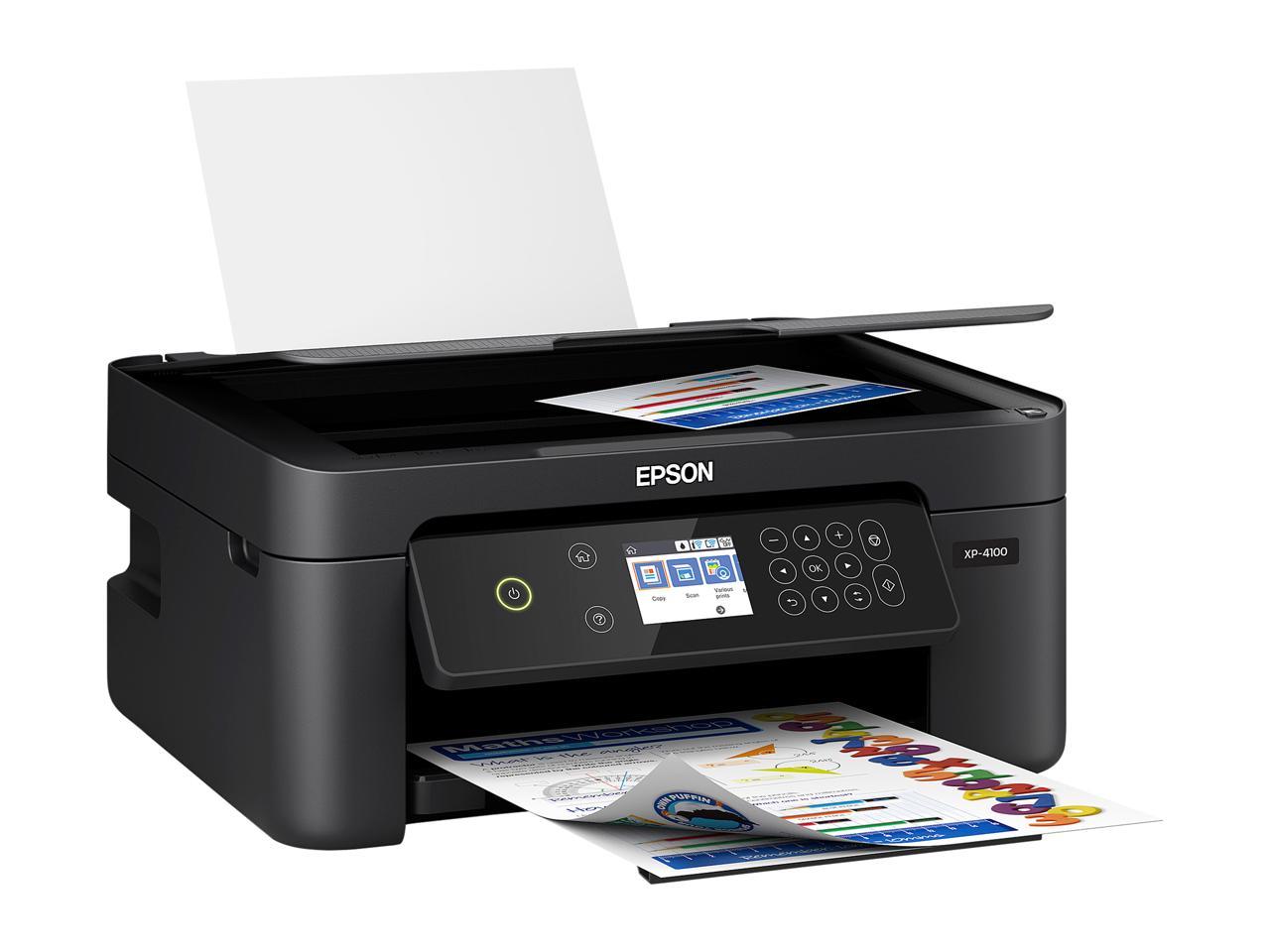 Epson Expression Home XP-4100 Wireless Color Printer with Scanner and ...