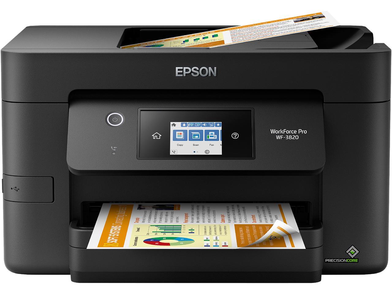 Epson Workforce Pro Wf 3820 Wireless All In One Inkjet Printer 8910