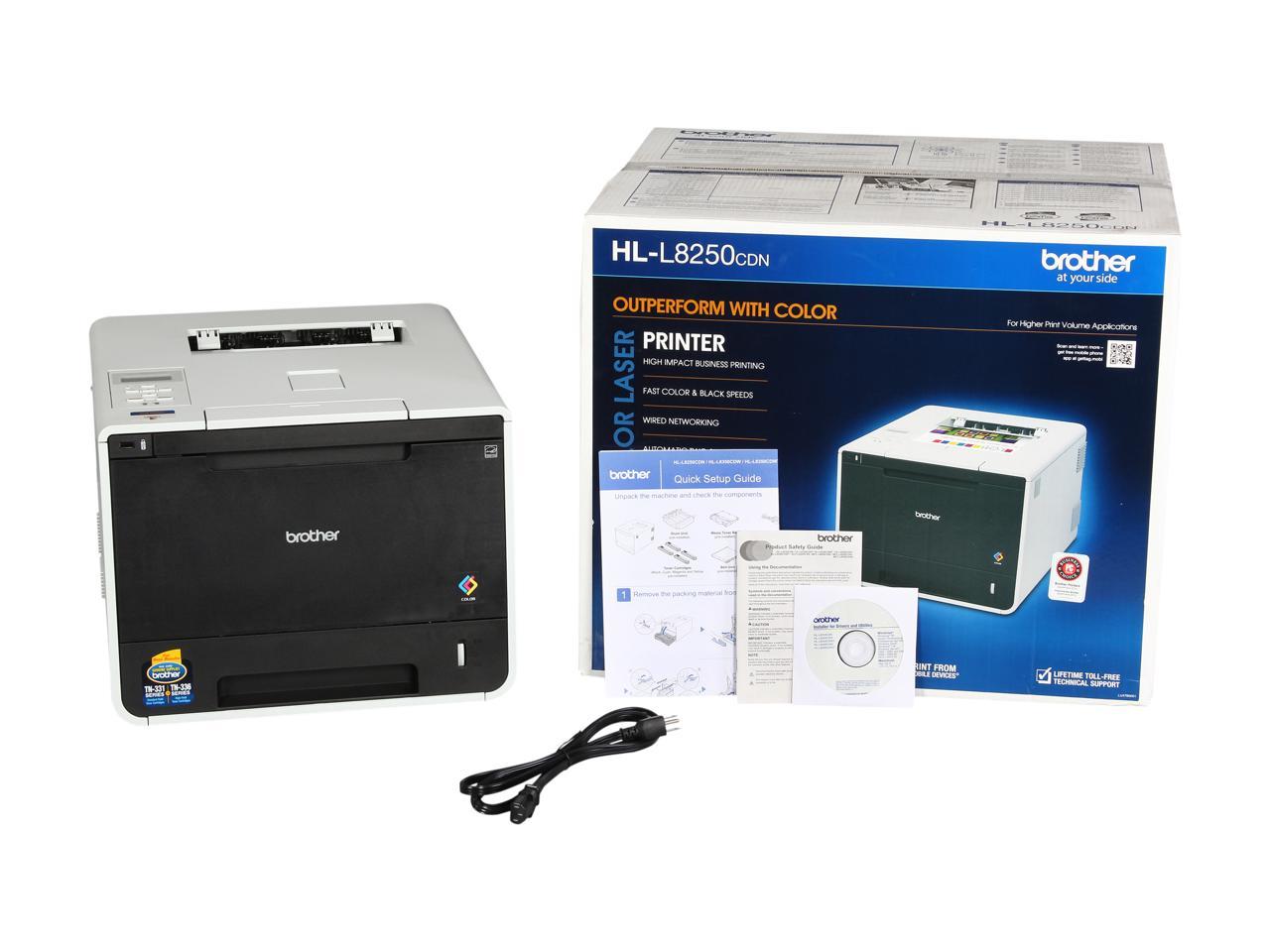 Brother HL-L8250CDN Color Laser Printer With Networking And Duplex ...