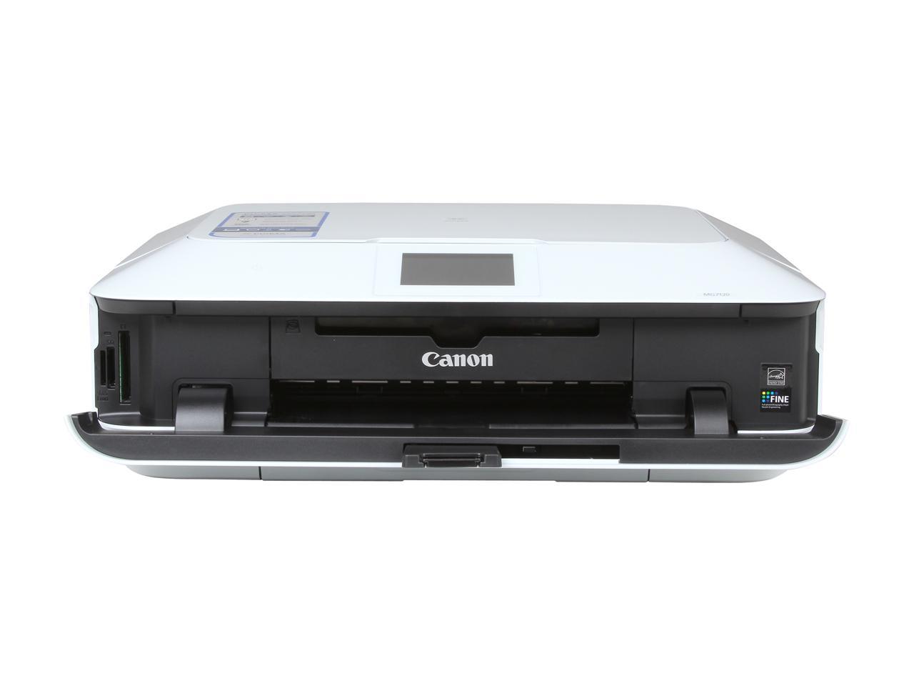 Canon Pixma Mg7120 Ethernet Rj 45 Usb Wi Fi Inkjet Mfc All In One Color White Photo 0780