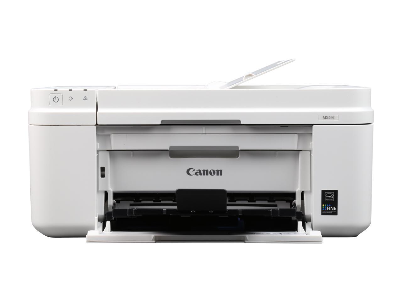 Canon Pixma Mx492 Wireless Inkjet Office All In One Printer White 8034