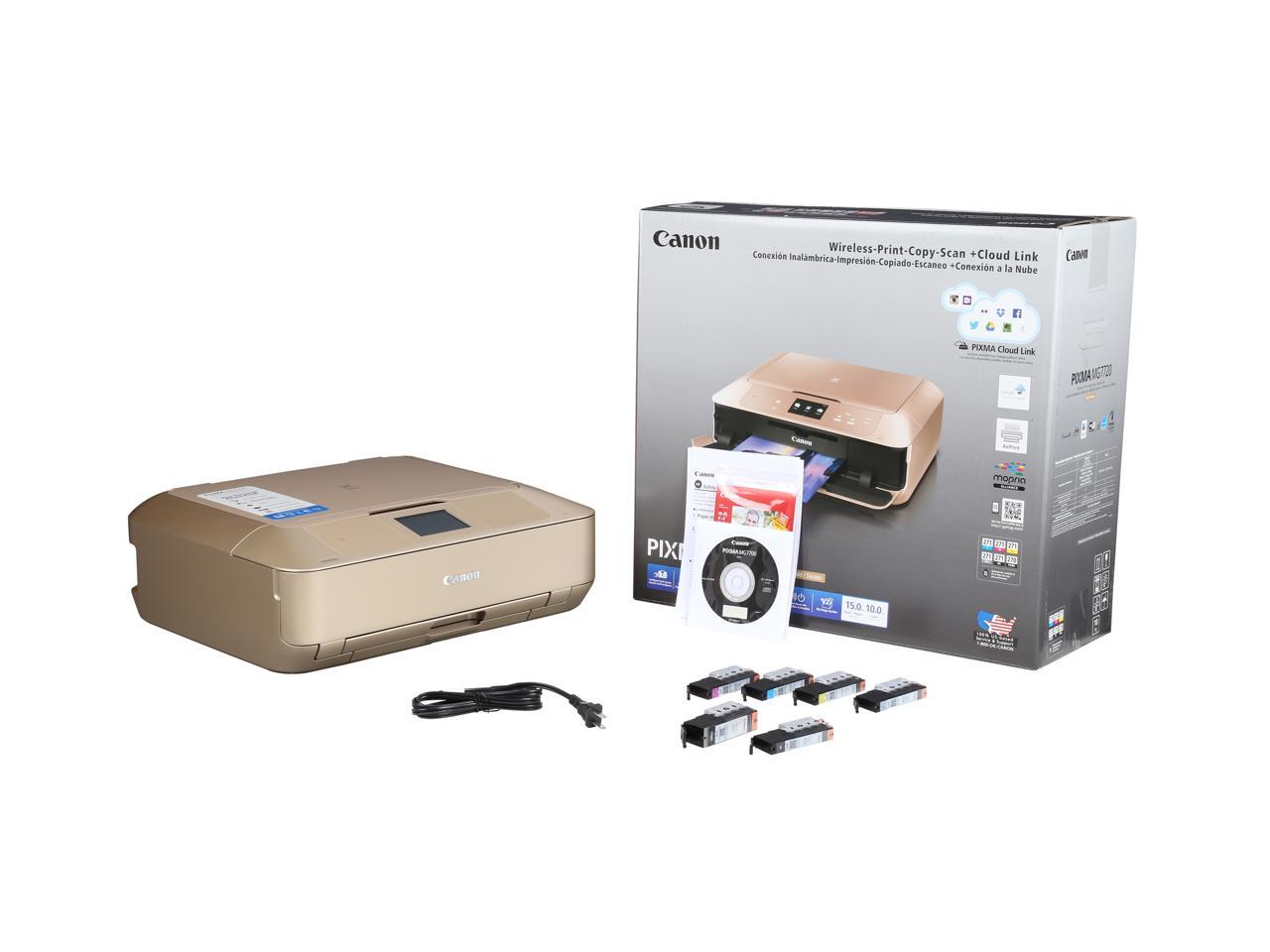 Canon PIXMA MG7720 Wireless Inkjet AllInOne Printer Gold