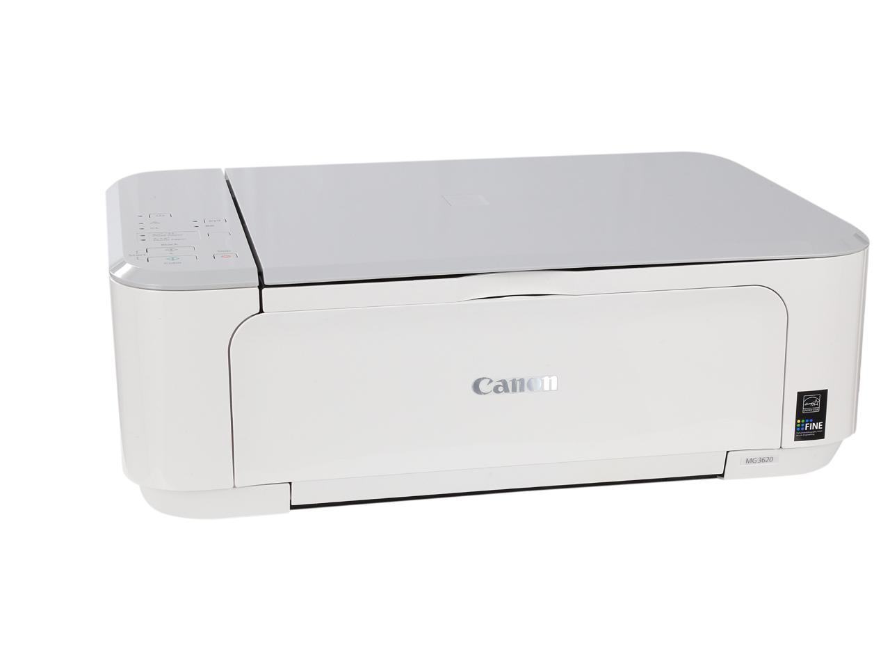 Canon PIXMA MG3620 Wireless Inkjet All-In-One Printer, White - Newegg.com