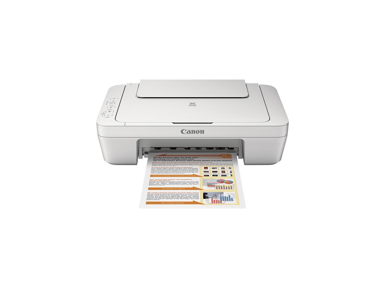 Refurbished Canon PIXMA MG2520 Inkjet AllInOne Color Printer