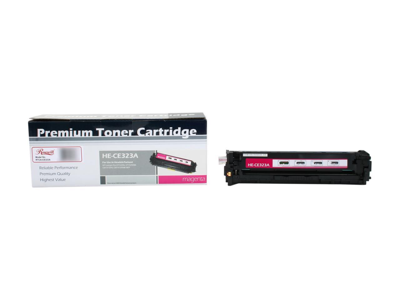 Download Rosewill RTCA-CE323A Magenta Toner Cartridge for HP 128A Color LaserJet Pro CP1525n, CP1525nw ...