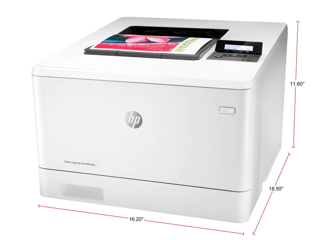 HP LaserJet Pro M454dn Auto Duplex Color Laser Printer