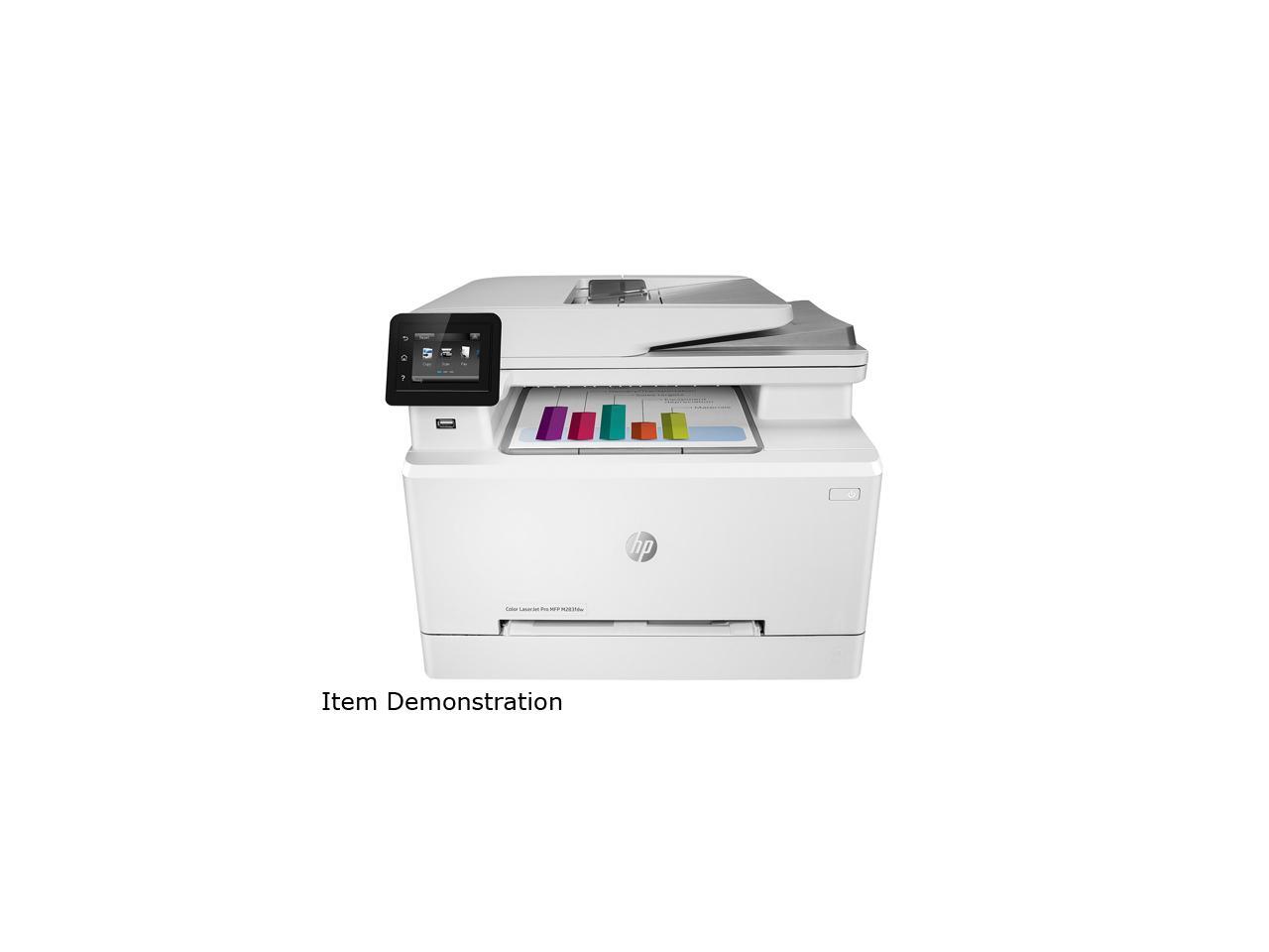 HP LaserJet M283fdw MFP Color Multifunction Laser Printer, 7KW75ABGJ