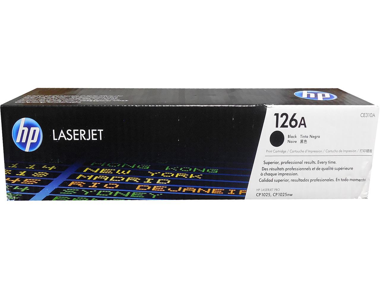 HP 126A CE310A Original LaserJet Toner Cartridge Black 