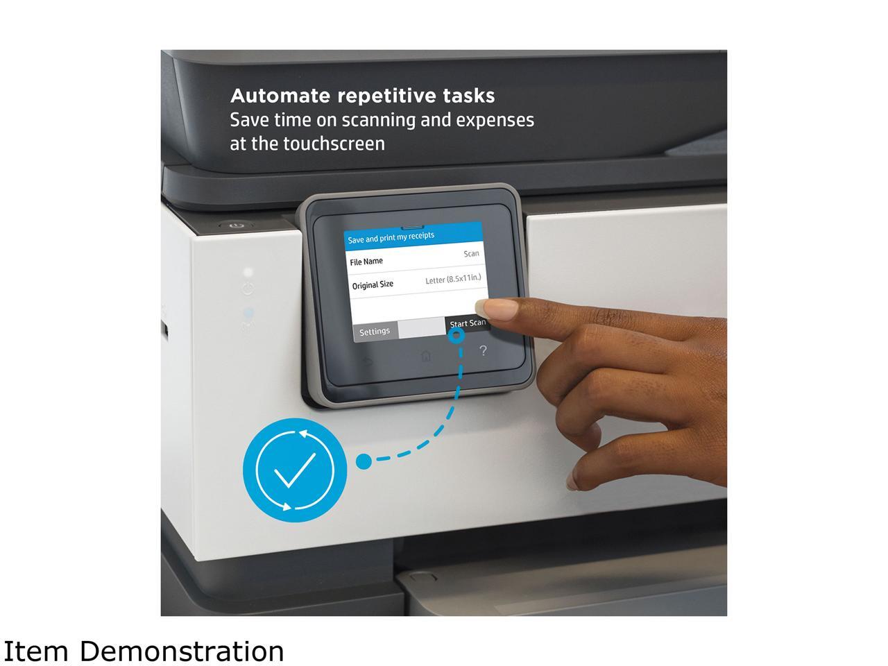 HP OfficeJet Pro 9015e AllinOne Wireless Color Printer, with bonus 6