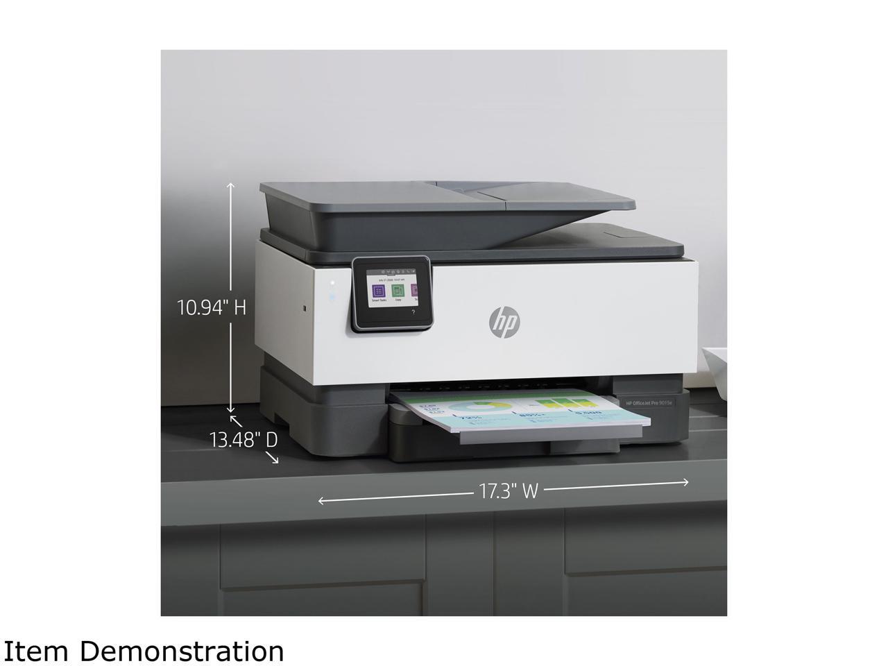 HP OfficeJet Pro 9015e AllinOne Wireless Color Printer, with bonus 6