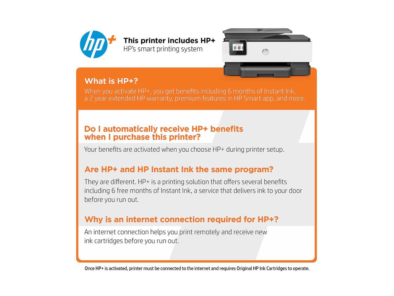 HP OfficeJet Pro 8025e AllinOne Wireless Color Printer, with bonus 6 months free Instant Ink