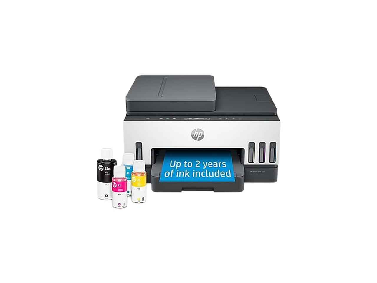 HP Smart -Tank 7301 Wireless All-in-One Cartridge-free Ink Printer, up ...