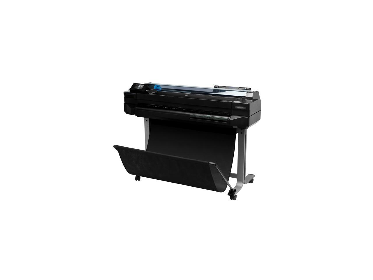 Hp Designjet T5 36 Cq3a 2400 Dpi X 10 Dpi Wireless Usb Color Inkjet Printer Newegg Com