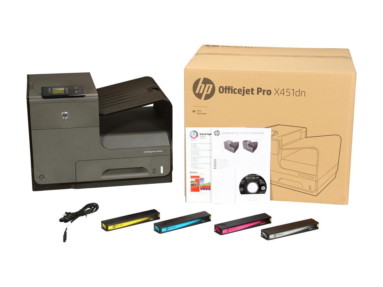 Hp Officejet Pro X Dn Cn A Up To Ppm X Dpi Usb Duplex Inkjet Printer Newegg Com