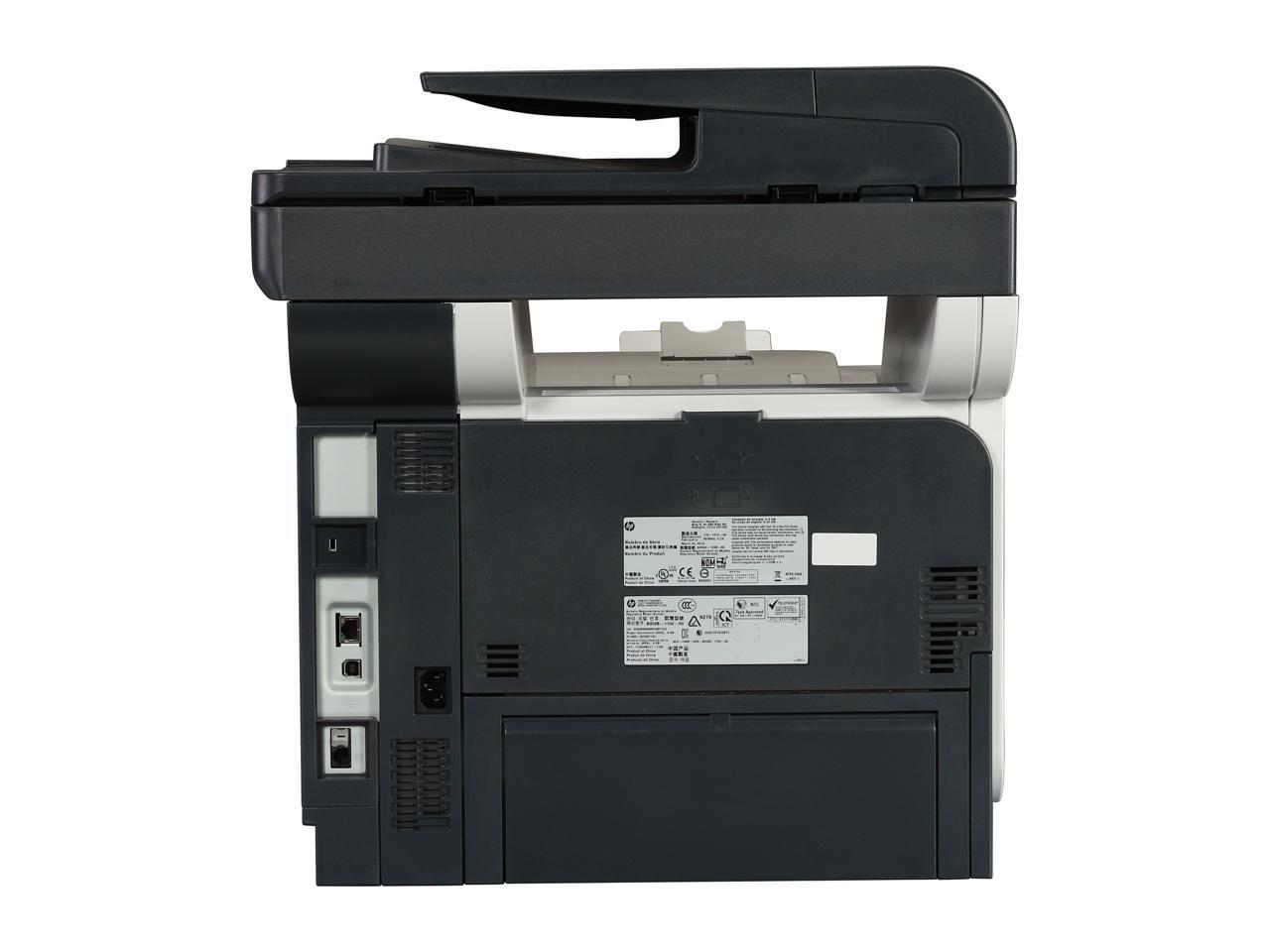 HP LaserJet Pro M521dn All-in-One Monochrome Touchscreen Laser Printer ...