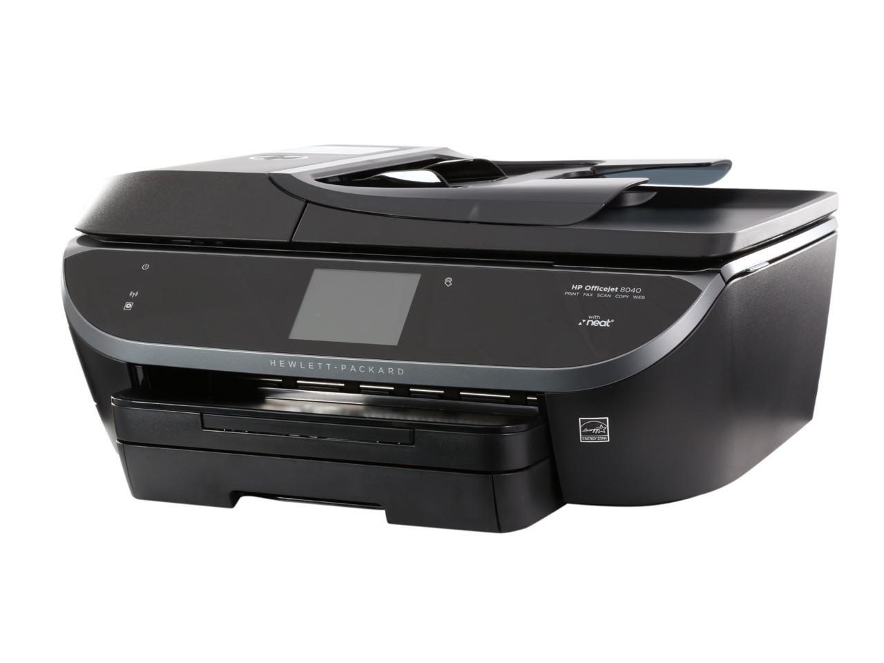 Hp Officejet 8040 F5a16a Duplex 4800 Dpi X 1200 Dpi Wireless Usb Color Inkjet All In One Printer Newegg Com