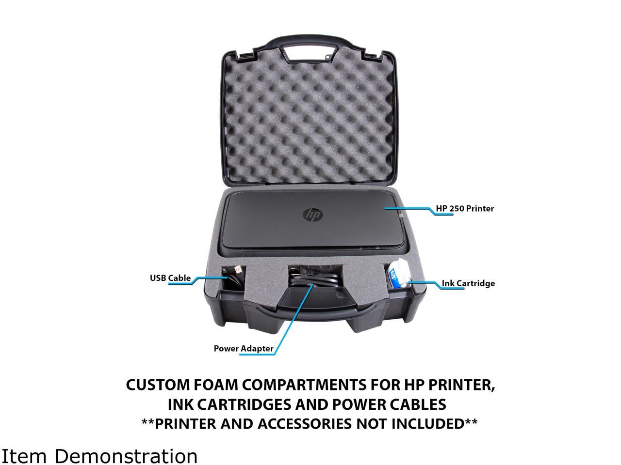 CASEMATIX TOUGH Printer Carry Case Custom Designed to fit HP Officejet