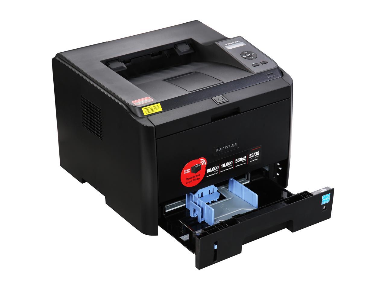 Pantum P3500DN Up to 35 ppm Monochrome Duplex Network Laser Printer ...