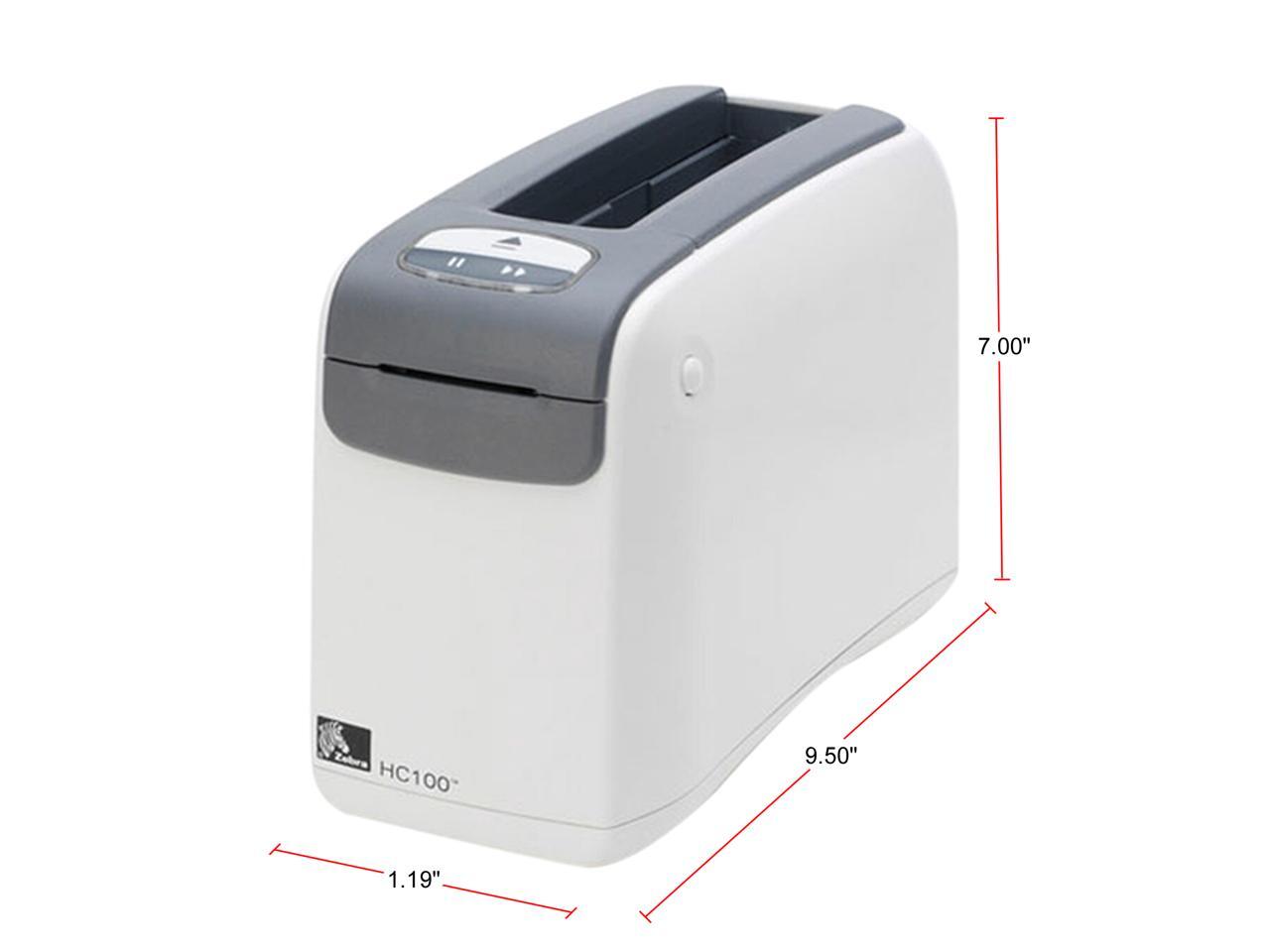 Zebra HC100 Direct Thermal 2 in/s 300 dpi Network Thermal Wristband