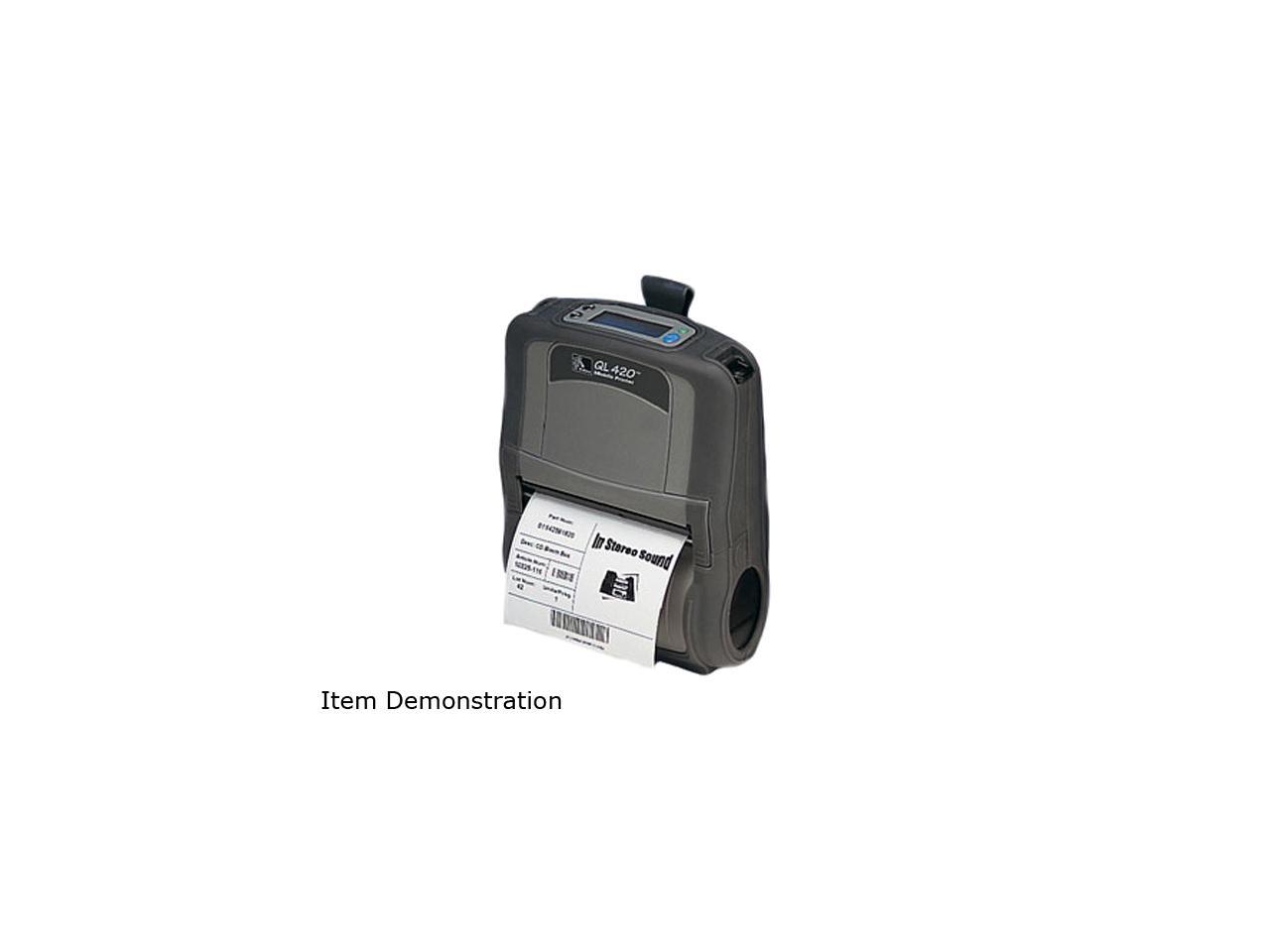 Zebra Ql 420 Plus Direct Thermal Printer Monochrome Mobile Label Print 9041