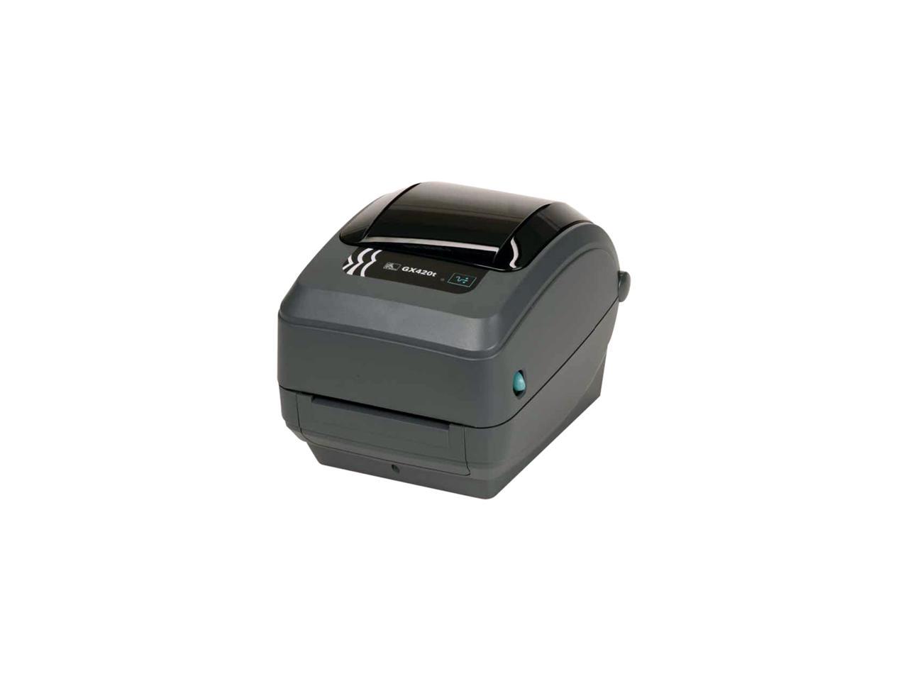 Zebra Gx420t Thermal Transfer Printer Monochrome Desktop Label Print 3886