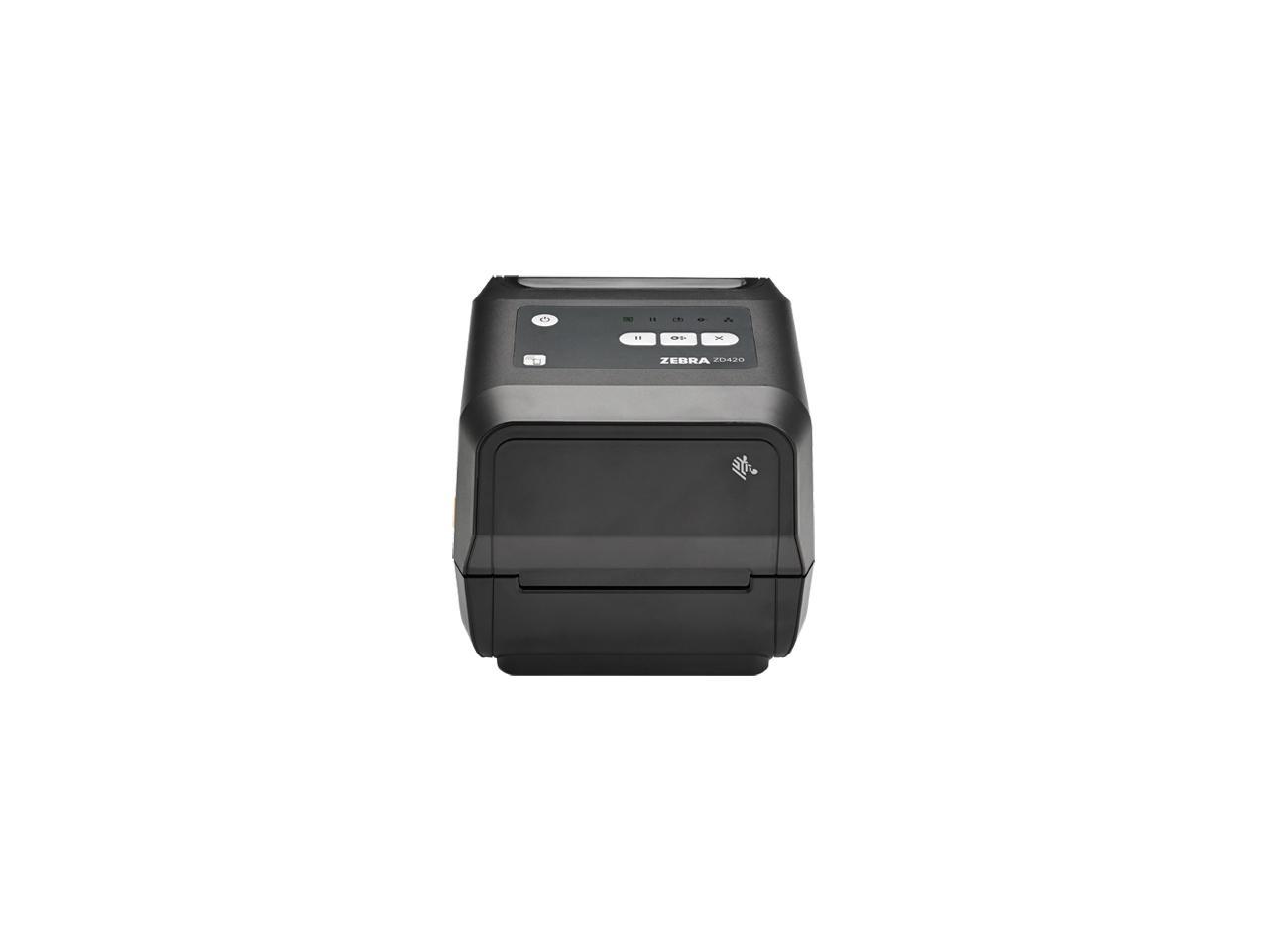 Zebra Zd420 4” Thermal Transfer Desktop Label Printer 203 Dpi Usb Usb Host Modular 6657