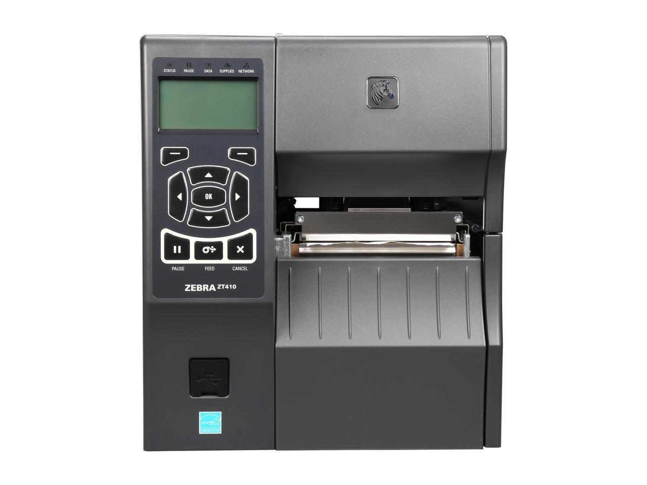 Zebra Zt410 4 In Industrial Thermal Transfer Label Printer Neweggca 0315