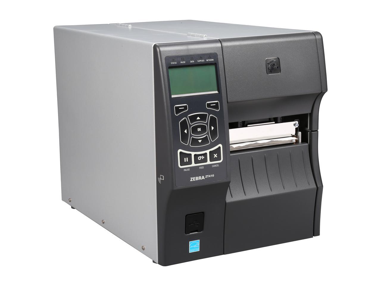 Zebra Zt410 4 In Industrial Thermal Transfer Label Printer Neweggca 4014