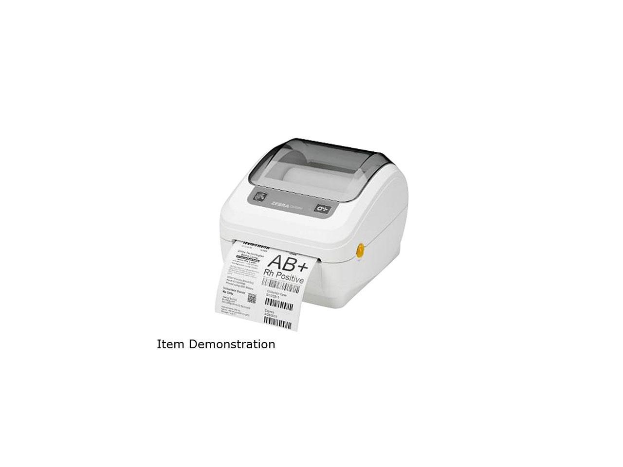 Zebra Gk420d Direct Thermal Desktop Barcode Printer For Healthcare White Gk4h 202510 000 4846