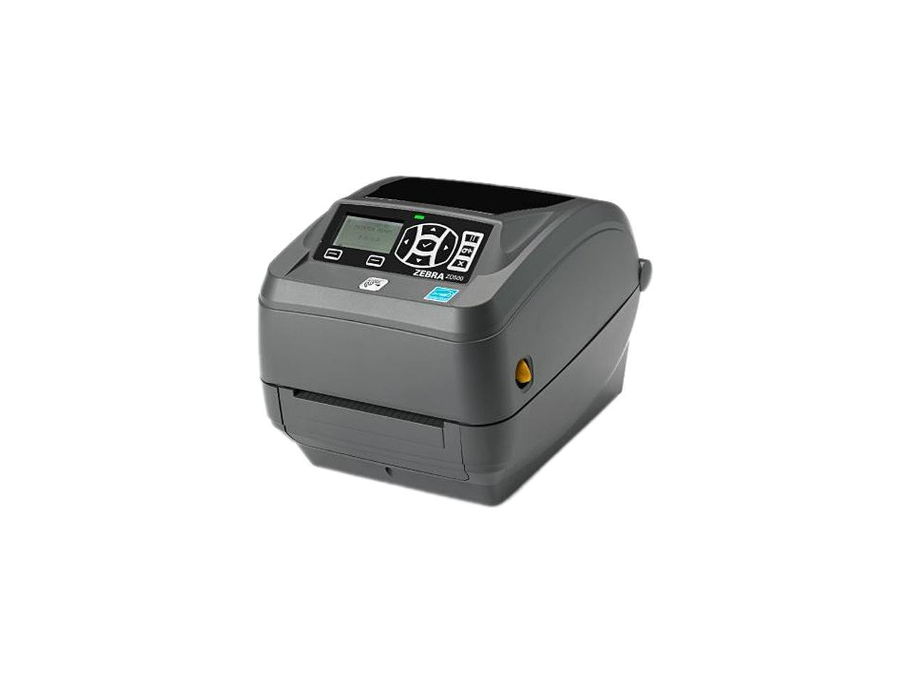 Zebra Zd500 4 Desktop Thermal Transfer Label Printer 203 Dpi Usb Serial Centronics Parallel 2065