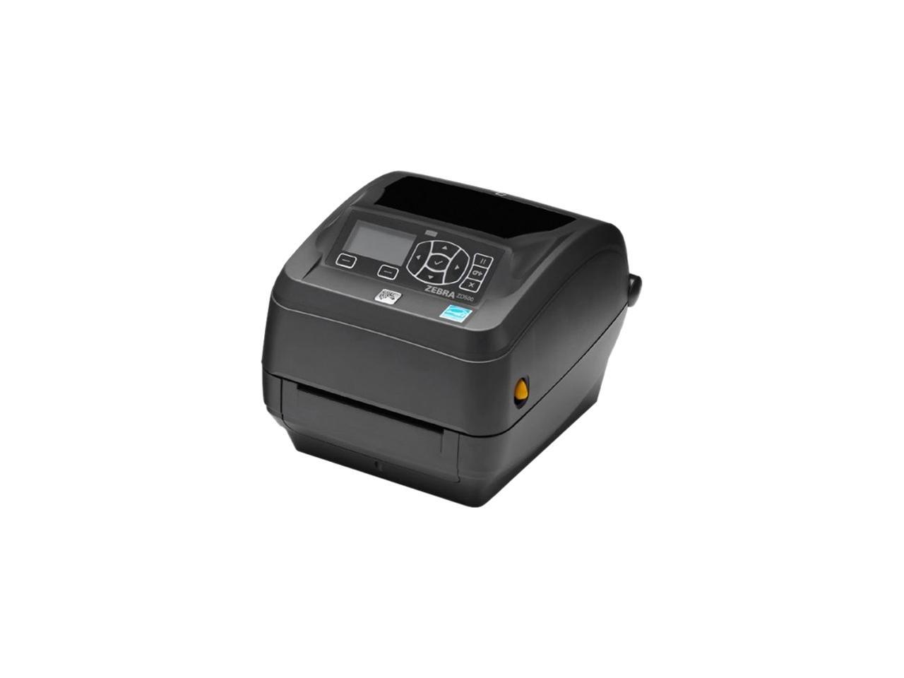 Zebra 4" Desktop Thermal Transfer Label Printer, 300 dpi, USB, Serial