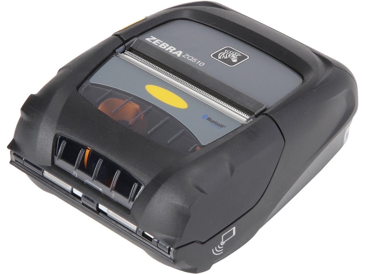 Zebra Zq510 3 Mobile Direct Thermal Receipt And Label Printer 203 Dpi Bluetooth 40 Linered 4411
