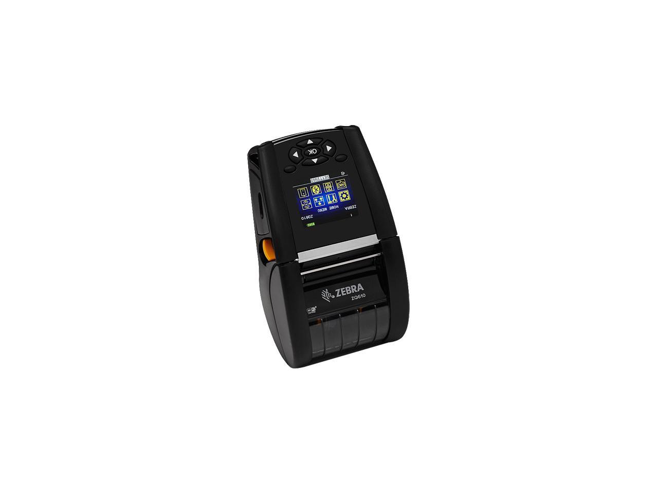 Zebra Zq610 2 Mobile Direct Thermal Label Printer 203 Dpi Color Lcd Bluetooth 4x Linered 9040