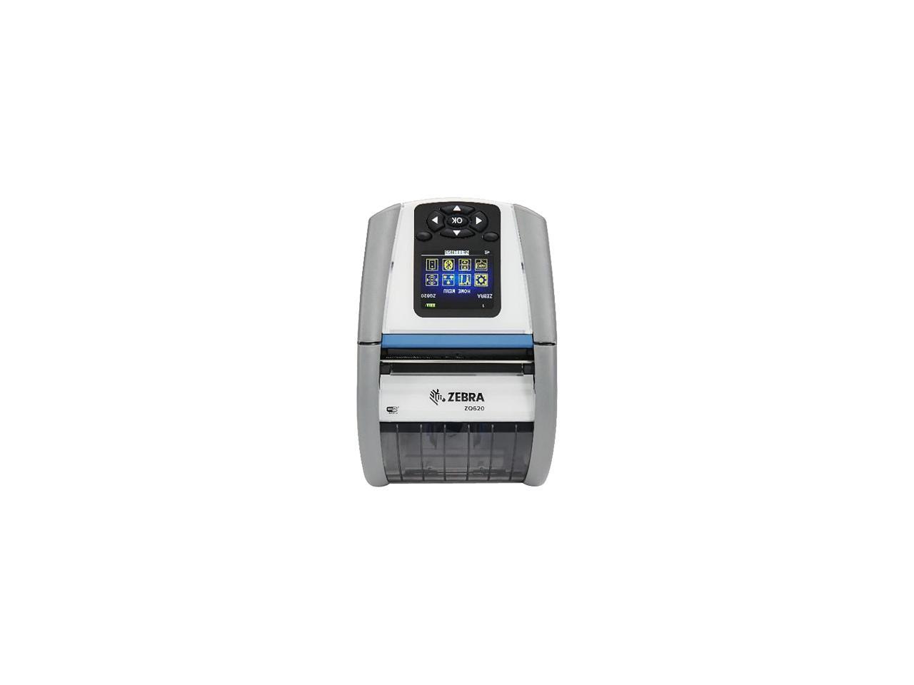 Zebra Zq620 3 Mobile Direct Thermal Label Printer For Healthcare 203 Dpi Color Lcd Bluetooth 8191