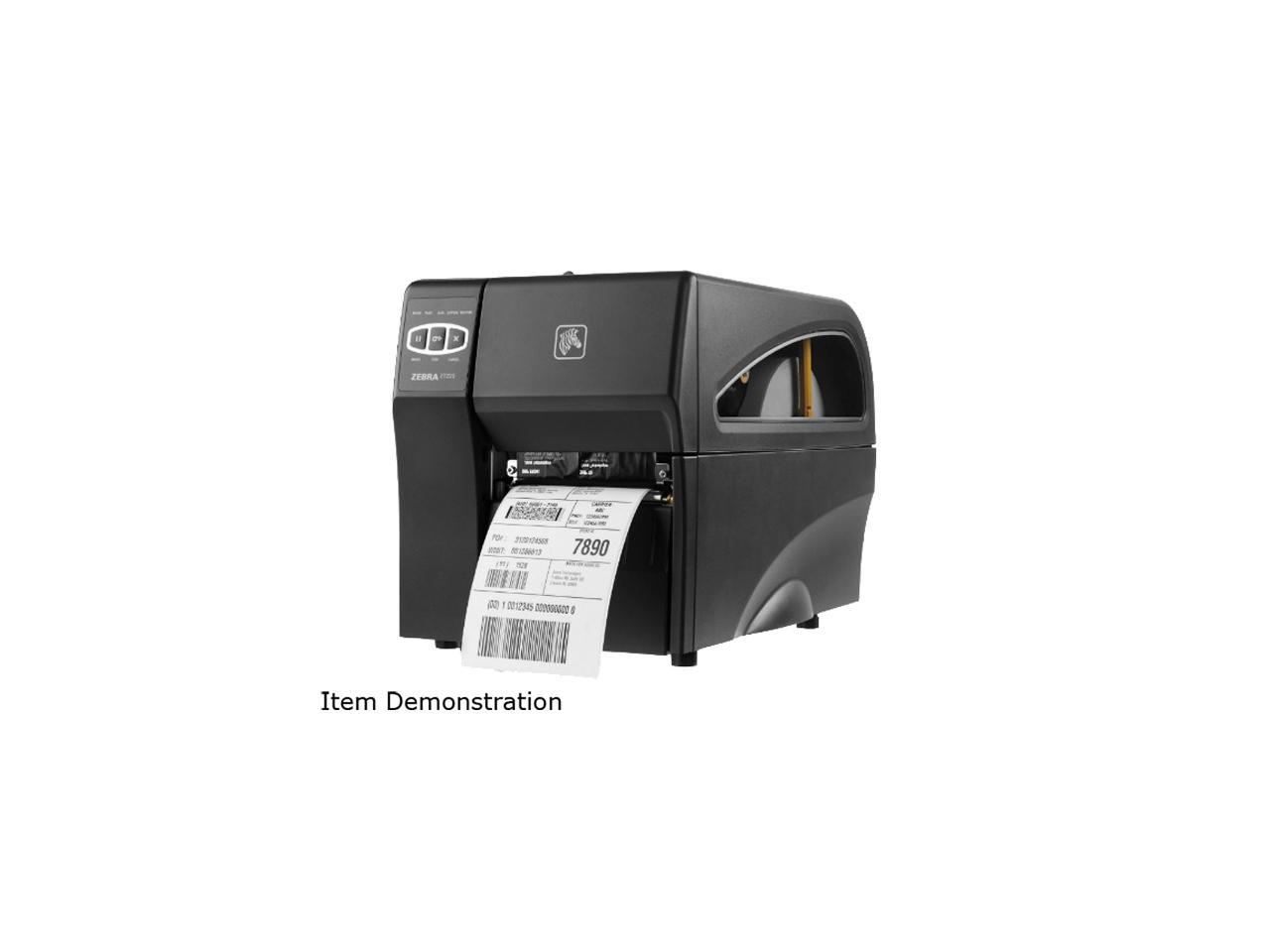Zebra Zt230 4” Industrial Thermal Transfer Label Printer Lcd 300 Dpi Serial Usb Int 10100 9291