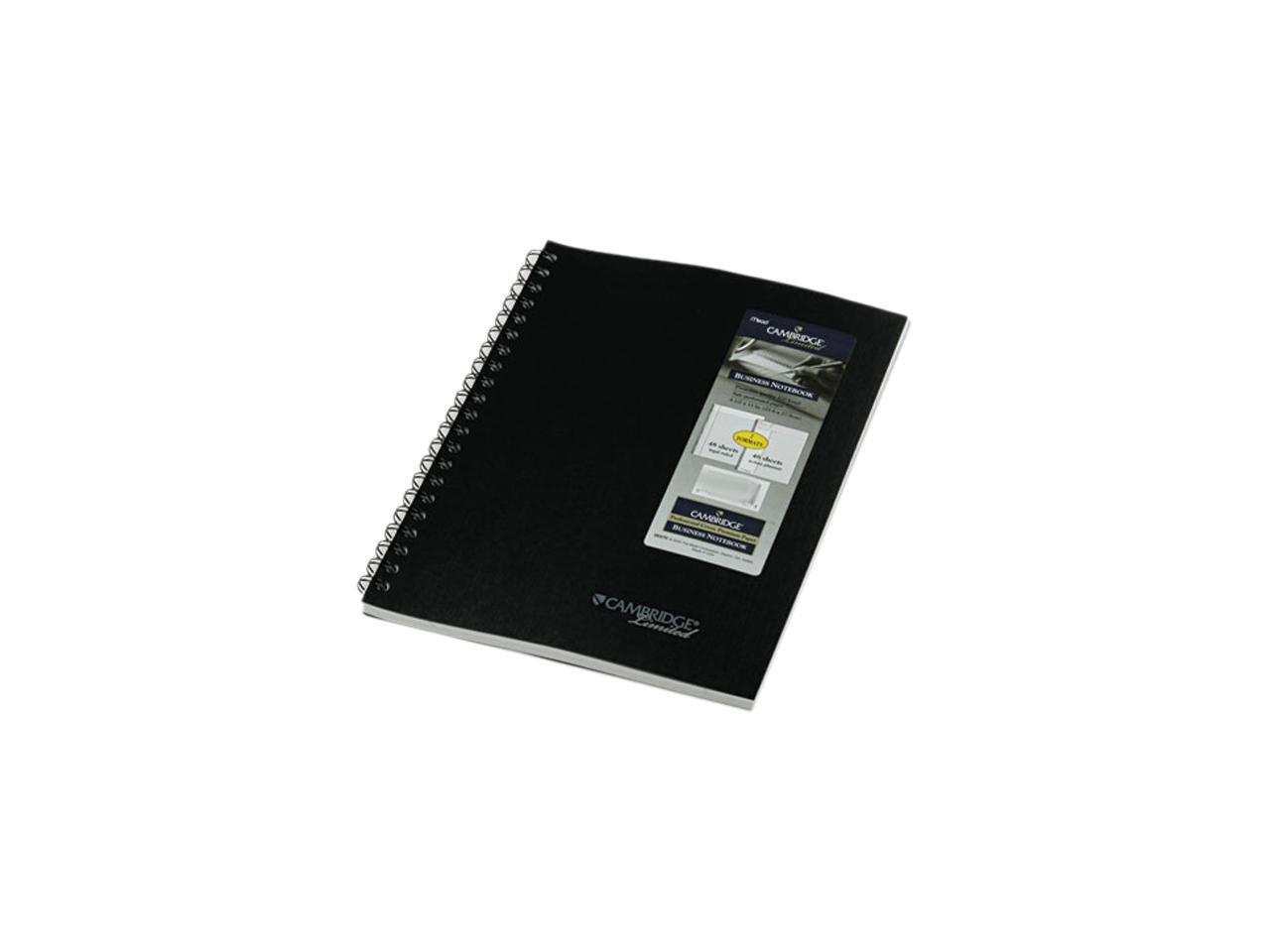 Mead 06070 Cambridge 2Subject Wirebound Business Notebook, Lgl Rule