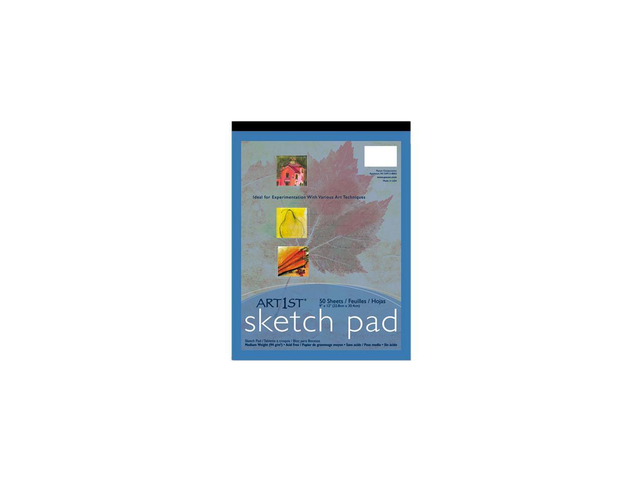Pacon 4746 Art1st Sketch Pad, 60lbs. Heavyweight Drawing Paper. 9" x