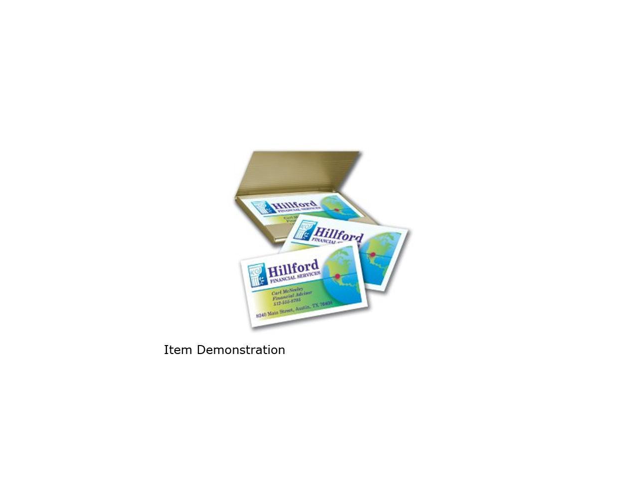 Avery Two-Side Printable Clean Edge Business Cards for Inkjet Printers Pack of 120 Matte 28877 White