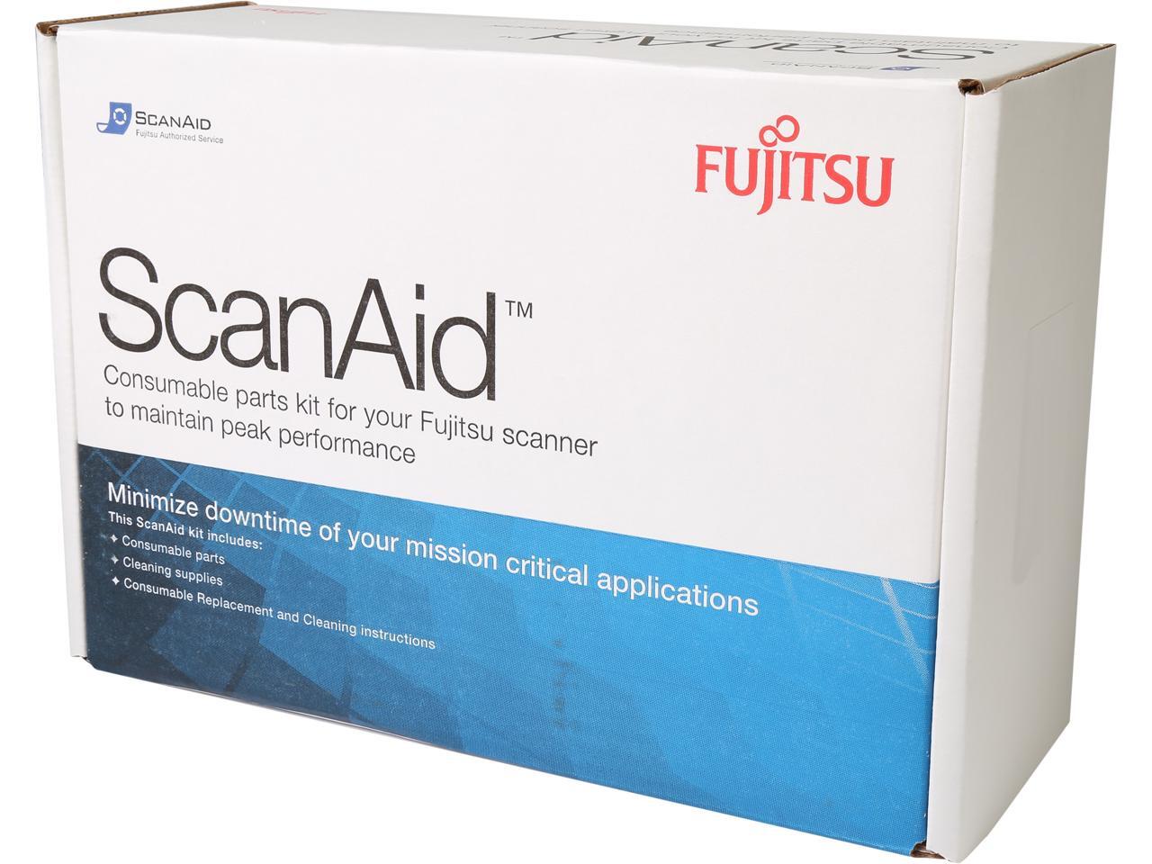 Fujitsu CG01000524801 ScanAid Cleaning Kit for Fujitsu fi6140 Scanner