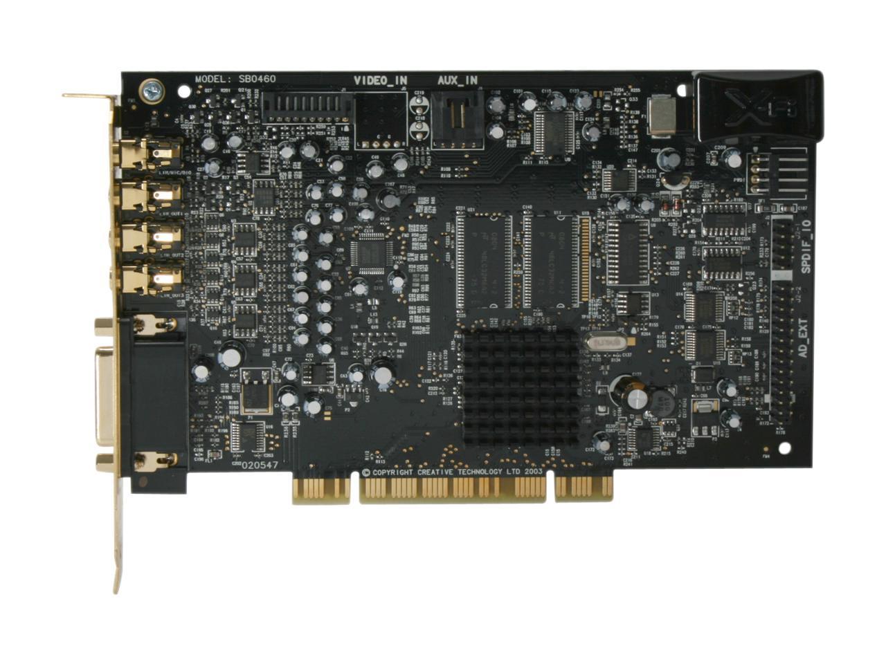 Creative Sound Blaster X Fi Xtremegamer Fatal1ty Pro Sound Card Newegg Com