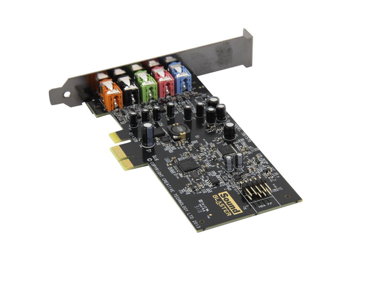 creative sound blaster audigy fx pcie 5.1 sound card with high performance headphone amp