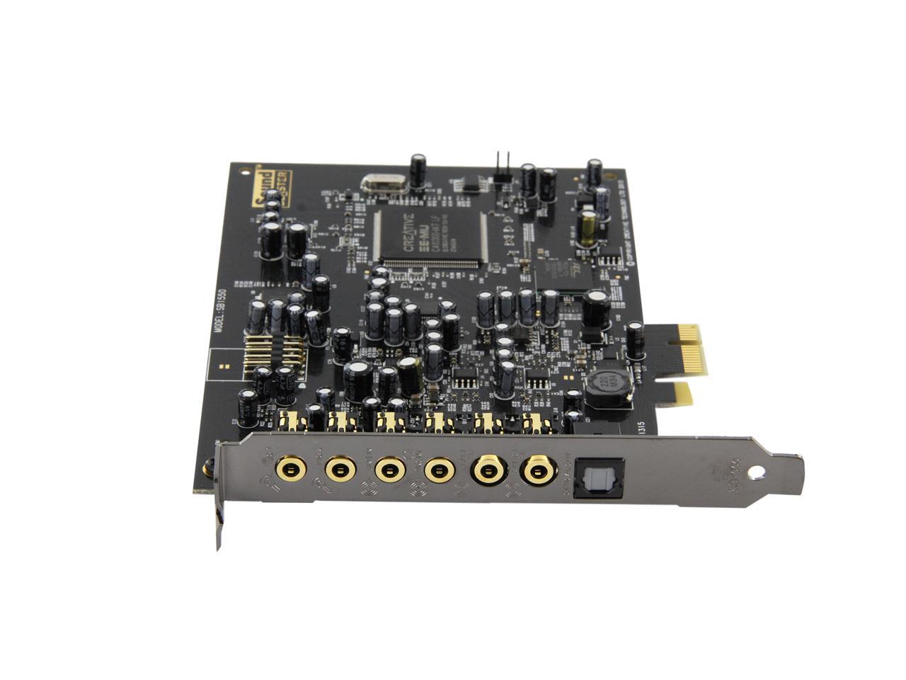 creative sound blaster audigy pcie rx 7.1 sound card with high performance headphone amp