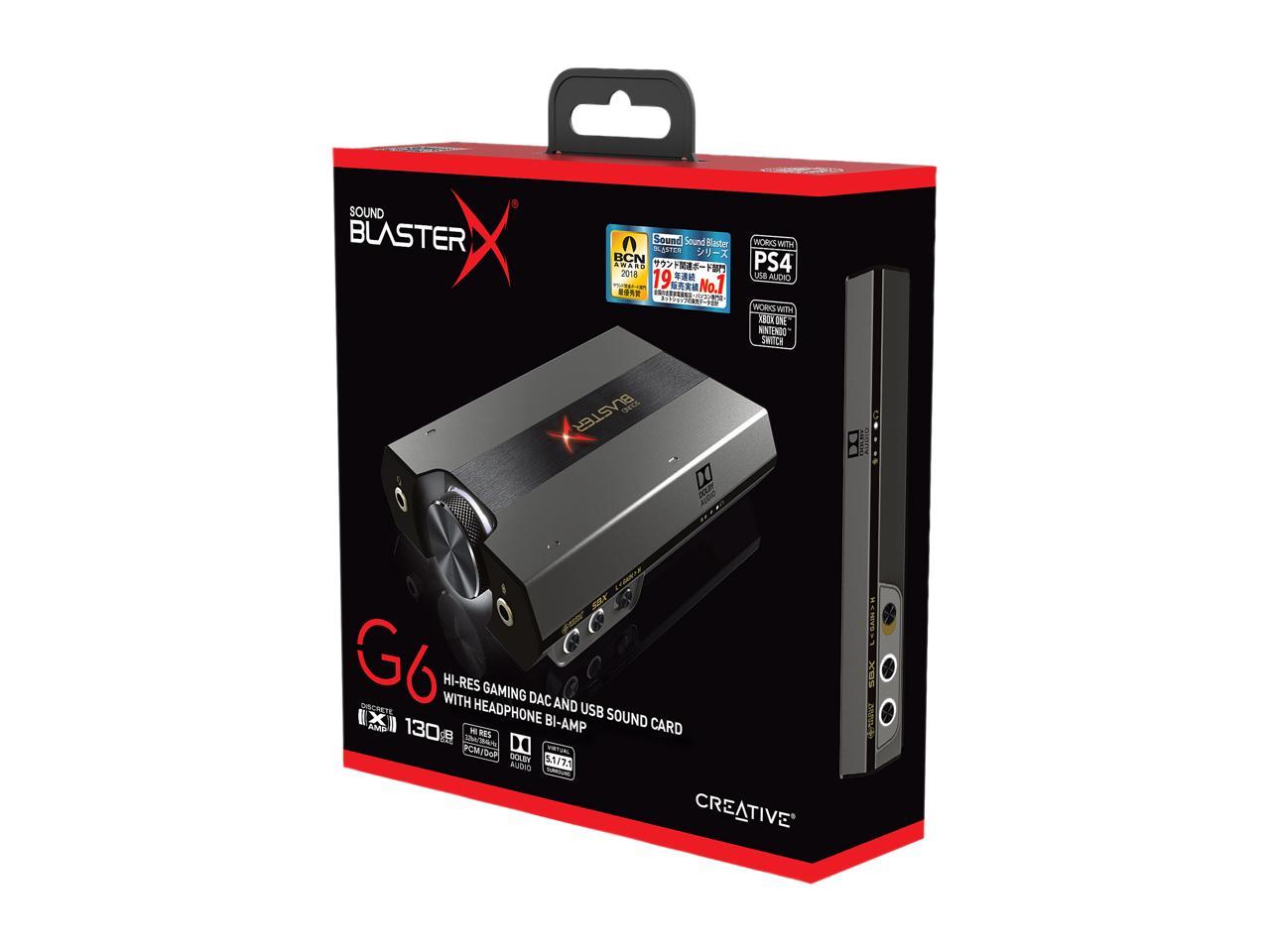 Creative Sound Blasterx G Hi Res Gaming Dac Newegg Com