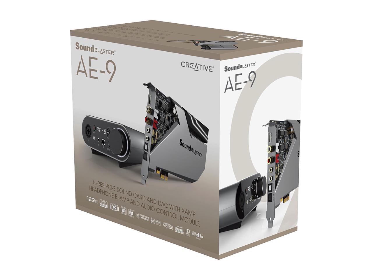 PC/タブレット PC周辺機器 Creative Sound Blaster AE-9 Sound Card (Metallic Gray) - Newegg 